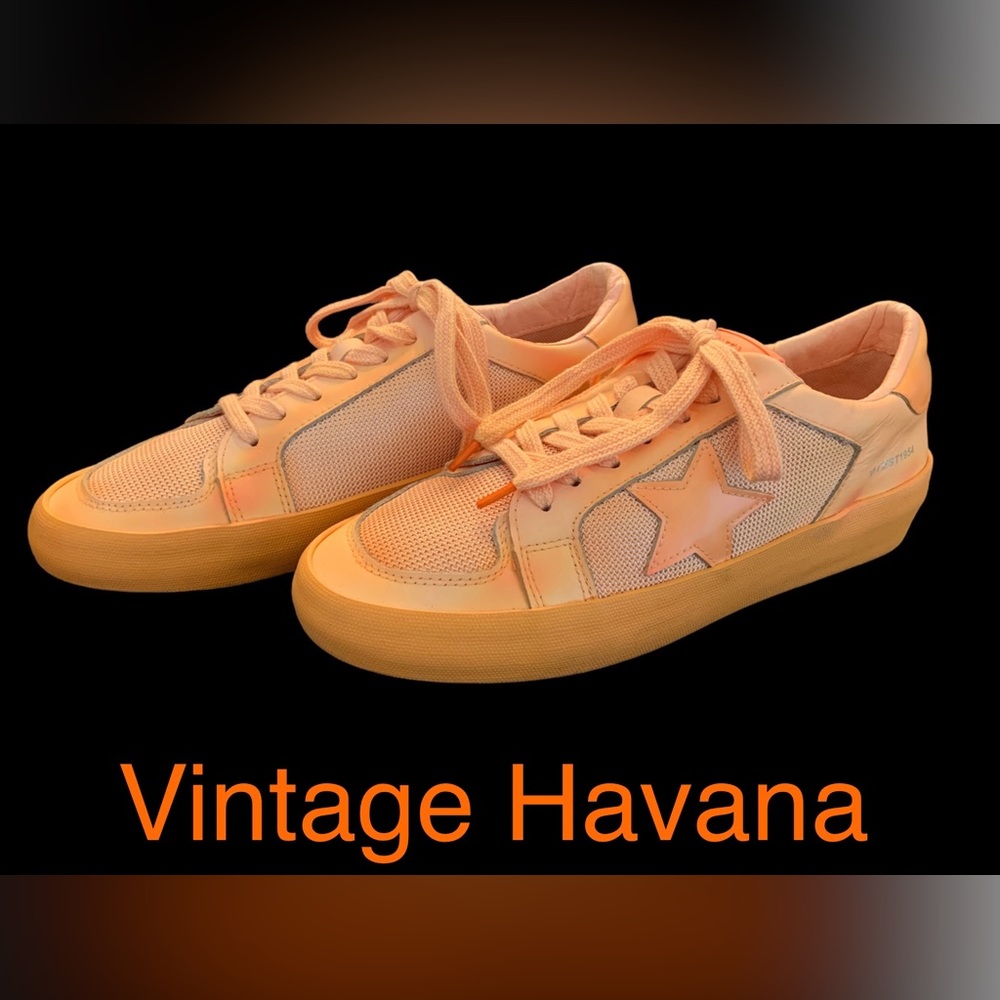 Vintage Havana Everything Nice Orange Sneakers Sz 9